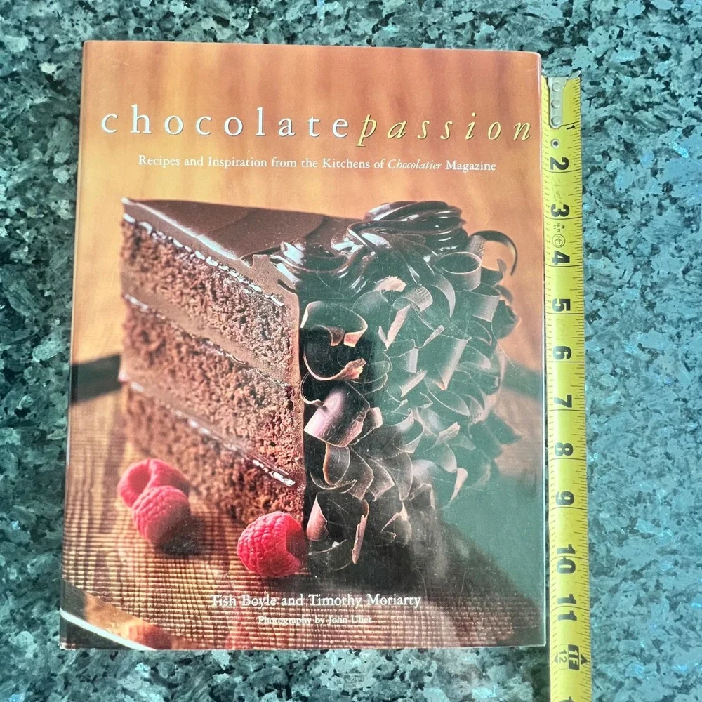 Chocolate Passion Cookbook Chocolatier Magazine Tish Boyle Timothy Moriarty HC